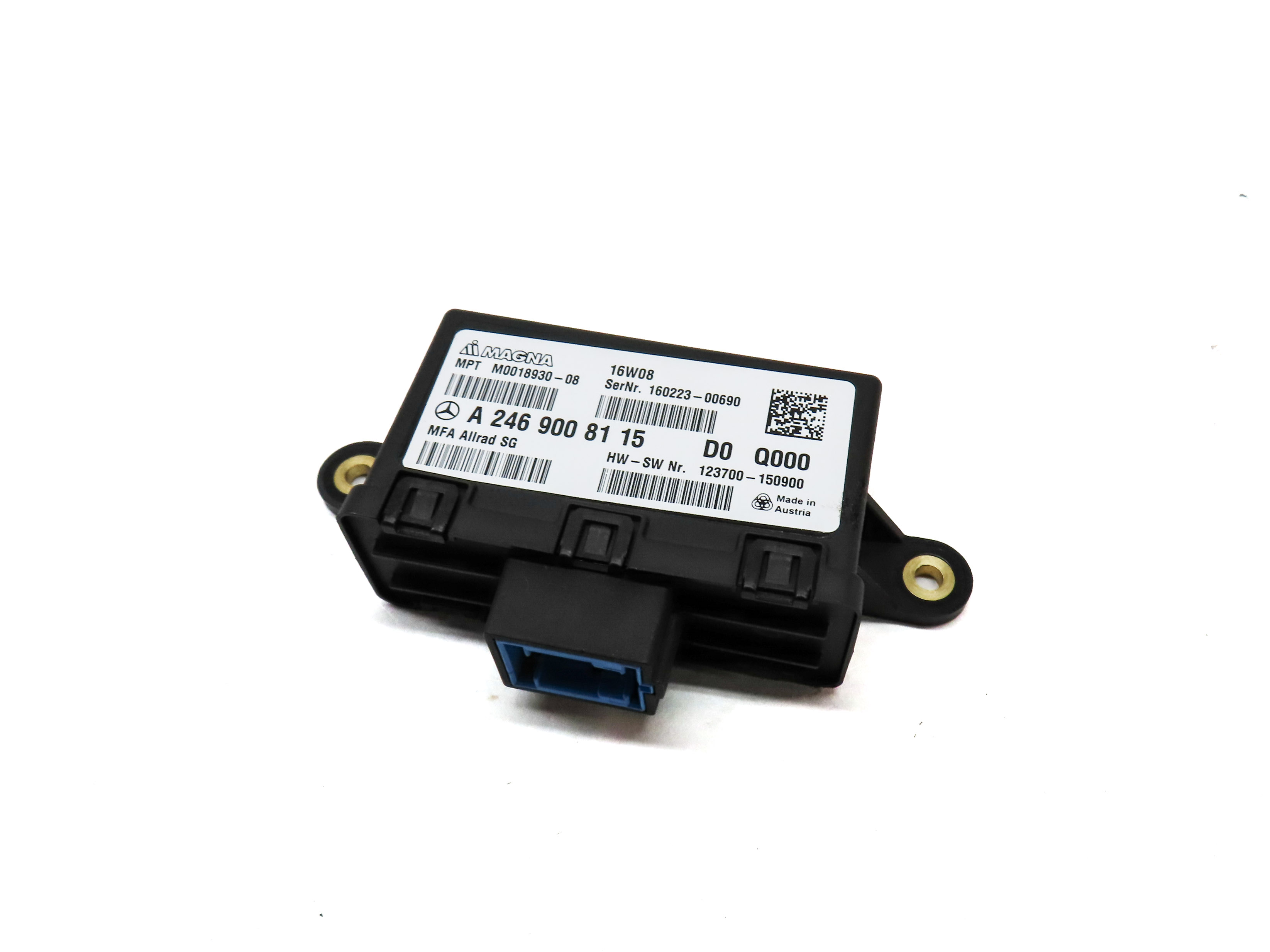 15-20 MERCEDES B250 CLA250 GLA250 (C117 W246 X156) TRANSFER CASE CONTROL MODULE — exact item pictured